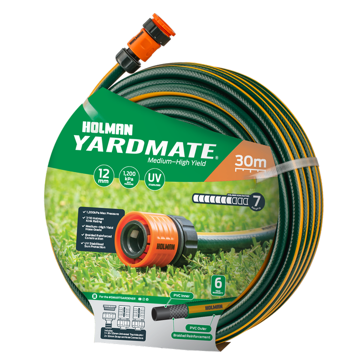 Holman 12mm x 30m Yardmate Garden Hose