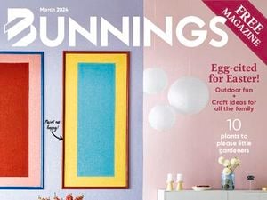 Bunnings Magazine March cover.