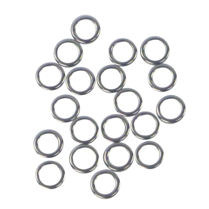 Swimerz 11mm Solid Jigging Rings, 20 Pack