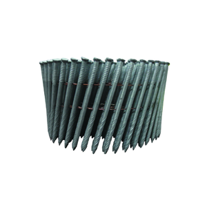 Ecko Hammahand 90 x 3.15mm Jolt Head Stainless Steel Ring Wire Coil Nails - 1000 Pack