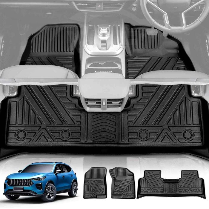 3D All-Weather Floor Mats for NEW GWM Haval Jolion 2024-Onwards Heavy Floor Liners Full Set