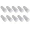 Adoored 100 x 75mm White Cushion Door Stop - 10 Pack