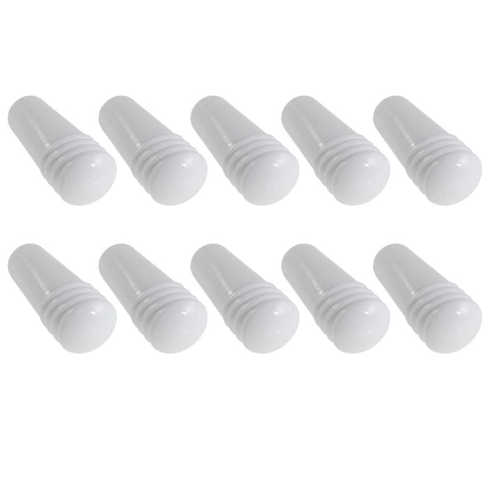 Adoored 100 x 75mm White Cushion Door Stop - 10 Pack