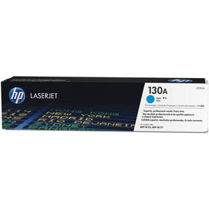 HP 130A Original Laser Toner Cartridge - Cyan - 1 Each - 1000 Pages
