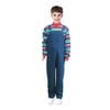 More Than Party Kids Creepy Halloween Costume Striped Jumpsuit Overalls 6-9y
