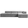 Sarantino Vani 3 Seater Modular Sofa Set - Light Grey