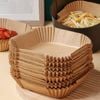 100pcs Air Fryer Disposable Paper Liner Square Food Grade Parcht Paper Liners