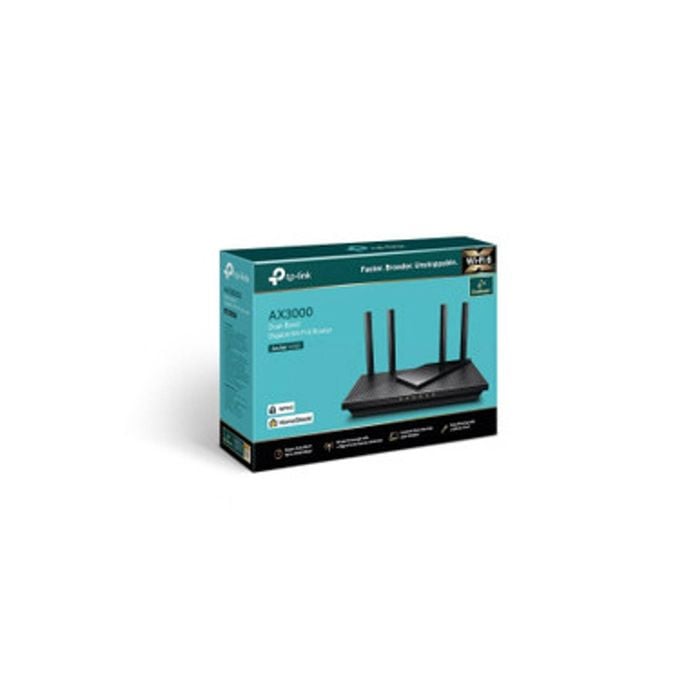 TP-Link Archer AX55 AX3000 Dual Band Gigabit Wi-Fi 6 Router, 2402 Mbps 5GHz, OFDMA, OneMesh, 4x High-Gain Antenna, Improved Bat