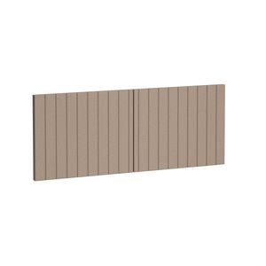 Kaboodle 950mm Raw Board V-Groove Overhead Doors - 2 Pack