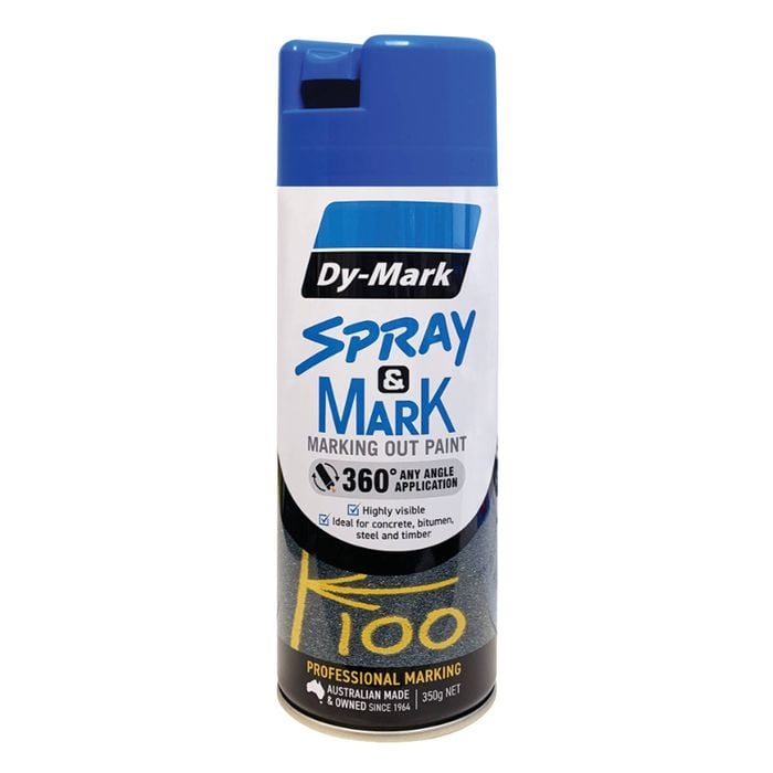 Dy-Mark 350g Blue Spray & Mark Paint