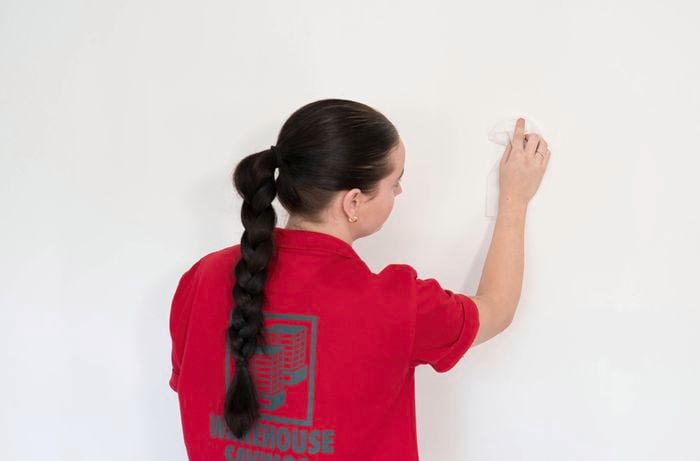 Clean wall surface for a professional-looking finish