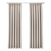 Mollers 240 x 205cm Cafe Au Lait Blockout Dory Pencil Pleat Curtain