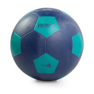 Victor Sports Soccer Ball Rubber Size 4 Durable Training Navy Green