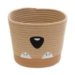All Set Cotton Rope Basket Brown Baxter
