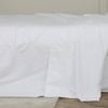 Bedding Co. Flat Sheet 1200TC Egyptian Cotton White Queen