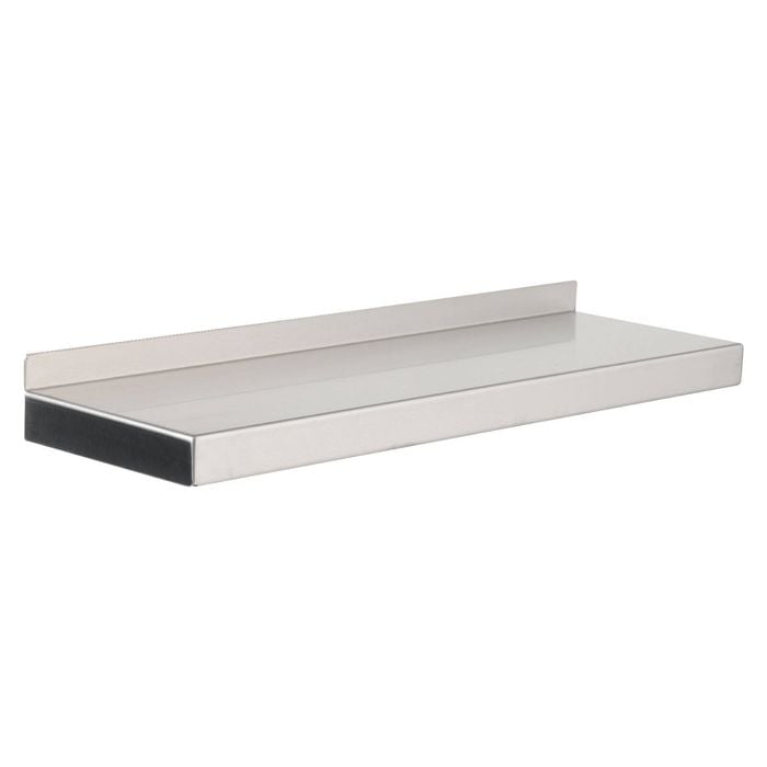 Metlam Australia 400mm x 130mm Satin Stainless Steel Utility Shelf