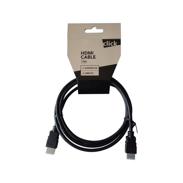 Click 1.5m 4K HDMI Cable