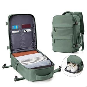 Nneoba Cabin Travel Backpack Green