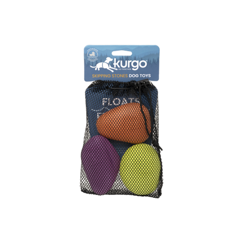 kurgo Skipping Stones Floating Dog Throw Toy 3 pack Bunnings Australia