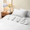Sheraton Luxury Maison 1000TC Cotton Bed Quilt Cover Set Super King White