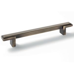 Hafele 220 x 30mm Antique Brass Cabinet Handle