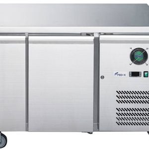 FED-X S/S Four Door Bench Fridge - XUB7C22S4V