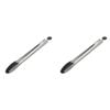 2PK Ecology Provisions Silicone Edge Food Grilling Tongs 30cm