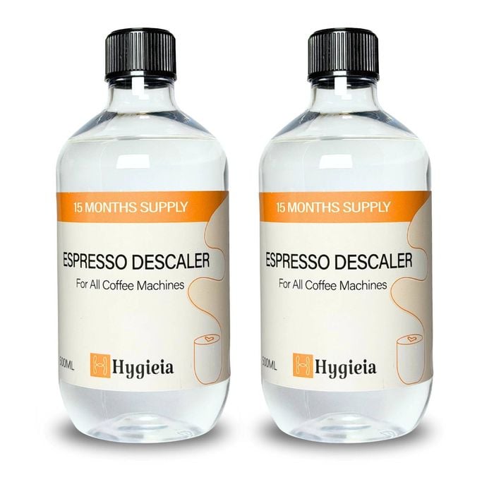 Descaler Solution For All Coffee Machines, Steam Mops, Steam Irons & Kettles, 1l Hygieia