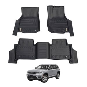 AUSGO Car Floor Mats for Jeep Grand Cherokee WL Series 5-Seat 2022-Onwards All-Weather Floor Liners