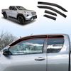Weathershields for Toyota Hilux Auto Extra Cab 2025-Onwards Deflectors Window Sun Visor