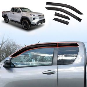 Weathershields for Toyota Hilux Auto Extra Cab 2025-Onwards Deflectors Window Sun Visor