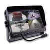 Elinz 9" Splitscreen DVR Monitor 12V 24V 4 AV Inputs 800x480 Bus Truck Caravan