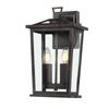 Trinity W2 Exterior Wall Light - Antique Brass - Medium