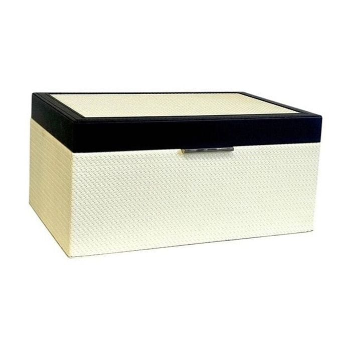 SS Collective Coco Cream & Black Decorative Rectangle Box 25x15x10cm
