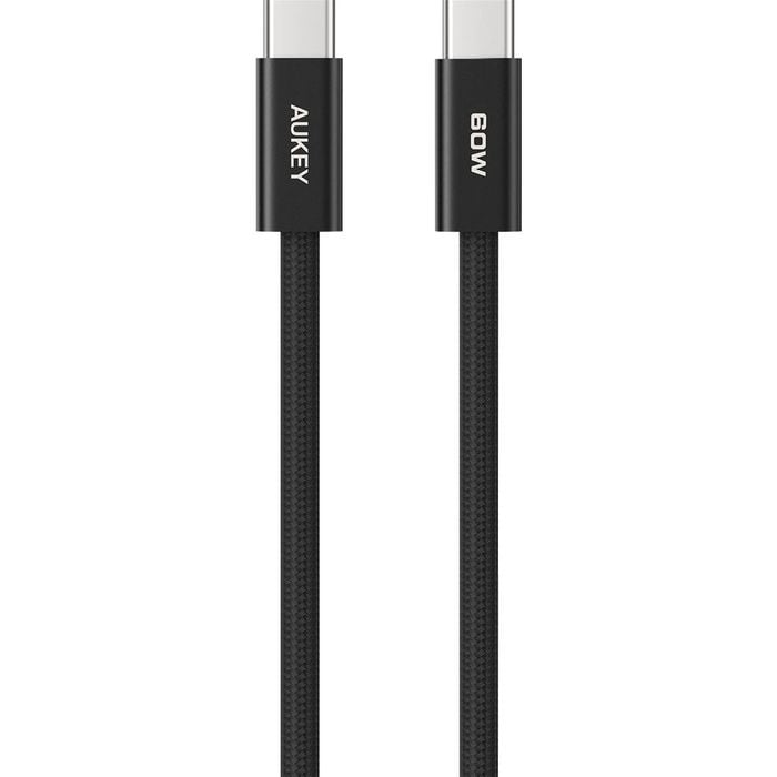 AUKEY CB-DCC061 Circlet Blink 0.5m 60W DTY Braided USB-C to USB-C Cable