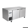 Thermaster Stainless Steel Double Door Workbench Fridge  - Under Bench Fridges (tl1500tn)