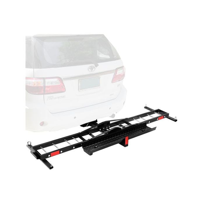 Motorcycle Carrier Motorbike Rack 2 Arms Dirt Bike Ramp 2 inch Towbar Steel