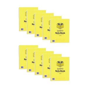 10pk Spirax 593 Quatro Spiral Bound Writing Notebook 120 Pages 252x200mm