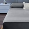 Bloomington 400TC Cotton Percale King Single Fitted Combo Set 50cm Wall Grey