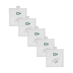 5pc Numatic Microflo Vacuum Bags Nvm3bm Cleaner Parts/accessories White