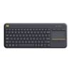 Logitech K400 Plus Wireless Touch Keyboard Black [920-007165]