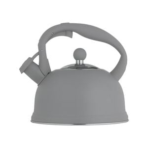 Typhoon Living Stainless Steel Whistling Kettle 1.8L - Grey