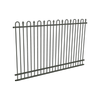 ProtectorAl 1201 - 2399 x 1800mm Woodland Grey Aluminium Loop And Spear Pool Fence Panel With Mid Rail