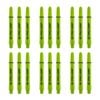 18pc Target Pro Grip Nylon Shaft/dart Stem Accessory Intermediate Lime Green
