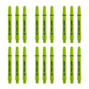 18pc Target Pro Grip Nylon Shaft/dart Stem Accessory Intermediate Lime Green