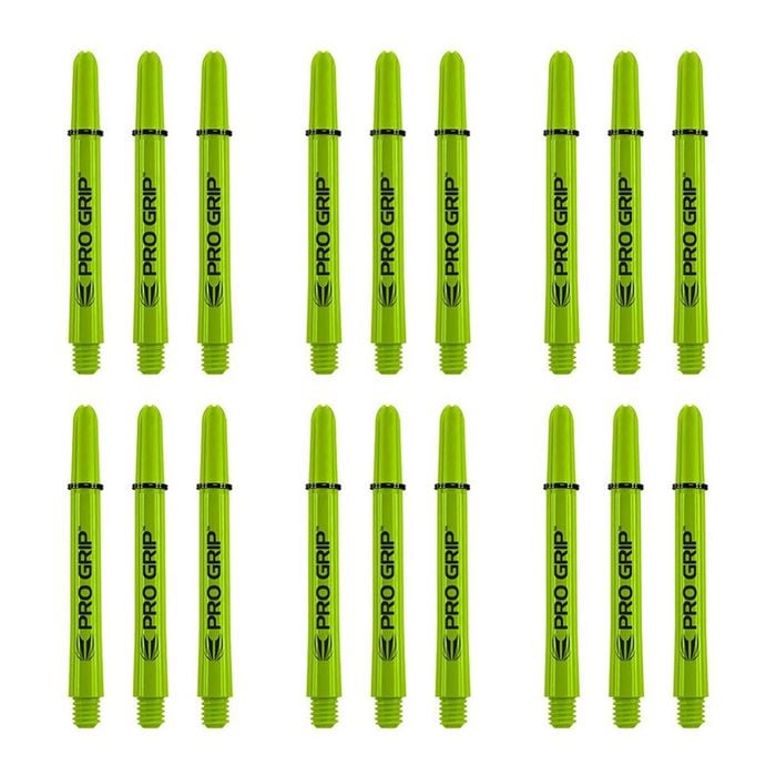 18pc Target Pro Grip Nylon Shaft/dart Stem Accessory Intermediate Lime Green