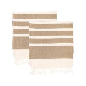 Nicola Spring Turkish Cotton Towel Set - Beige - Pack Of 2