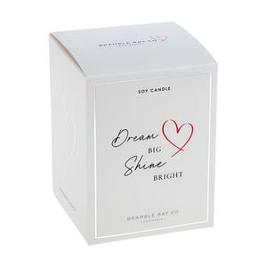 Bramble Bay Dream Big Glass Cinnamon & French Occasion Soy Candle 300g