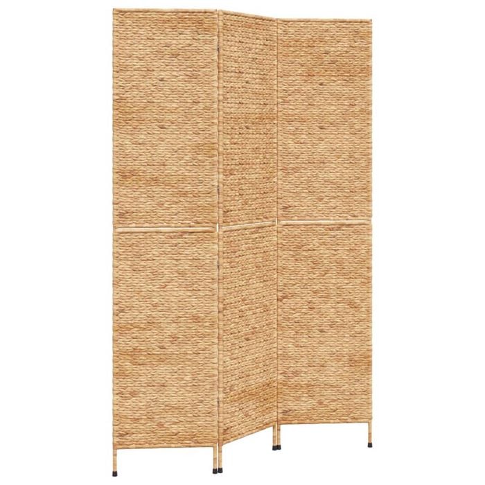 vidaXL Room Divider Privacy Screen Decorative Screen 3-Panel Water Hyacinth