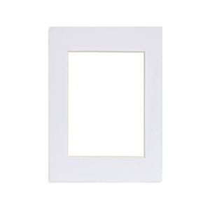 Nicola Spring 8" x 10" for 5" x 7" Picture Photo Mount - White